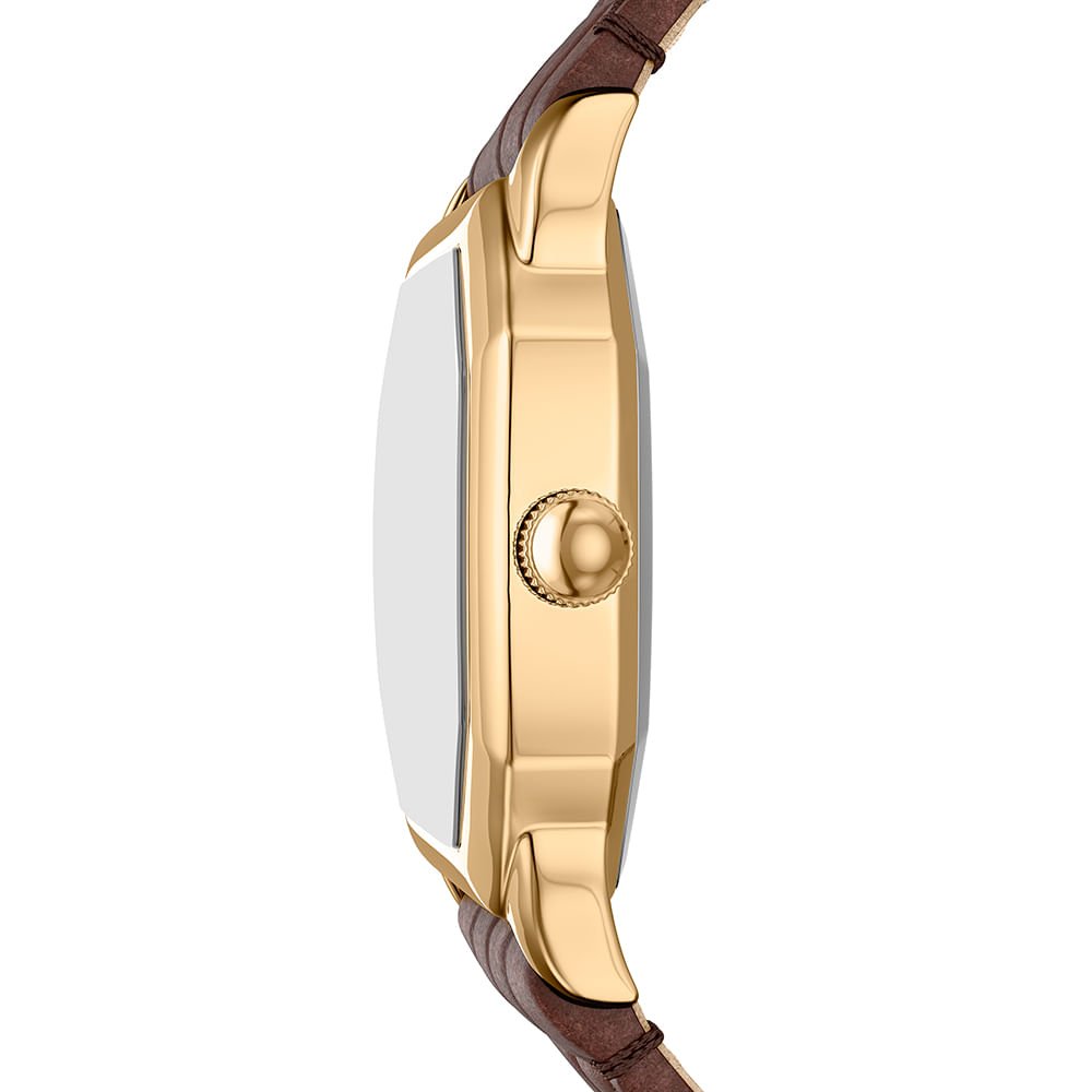 Relógio Fossil Feminino Harlow Dourado - ES5426/0BN Marrom/Dourado 4