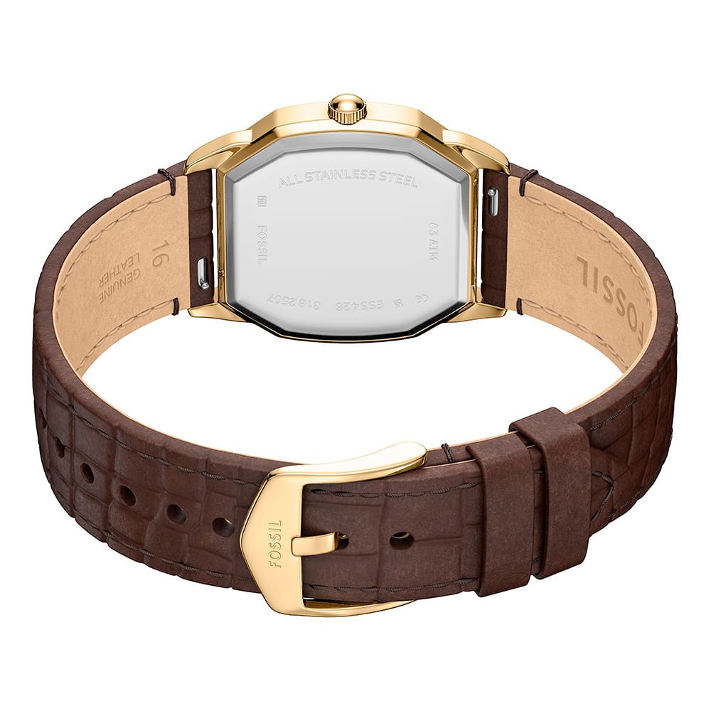 Relógio Fossil Feminino Harlow Dourado - ES5426/0BN Marrom/Dourado 5