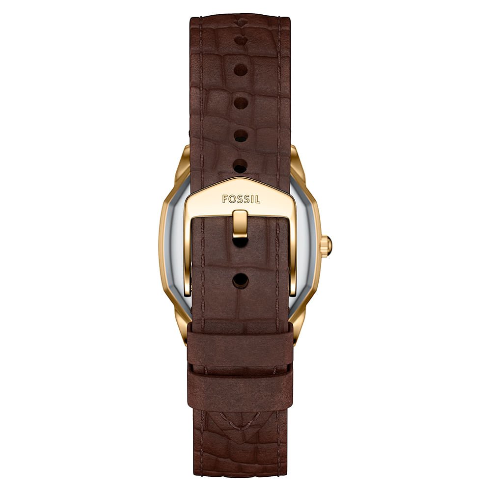 Relógio Fossil Feminino Harlow Dourado - ES5426/0BN Marrom/Dourado 6