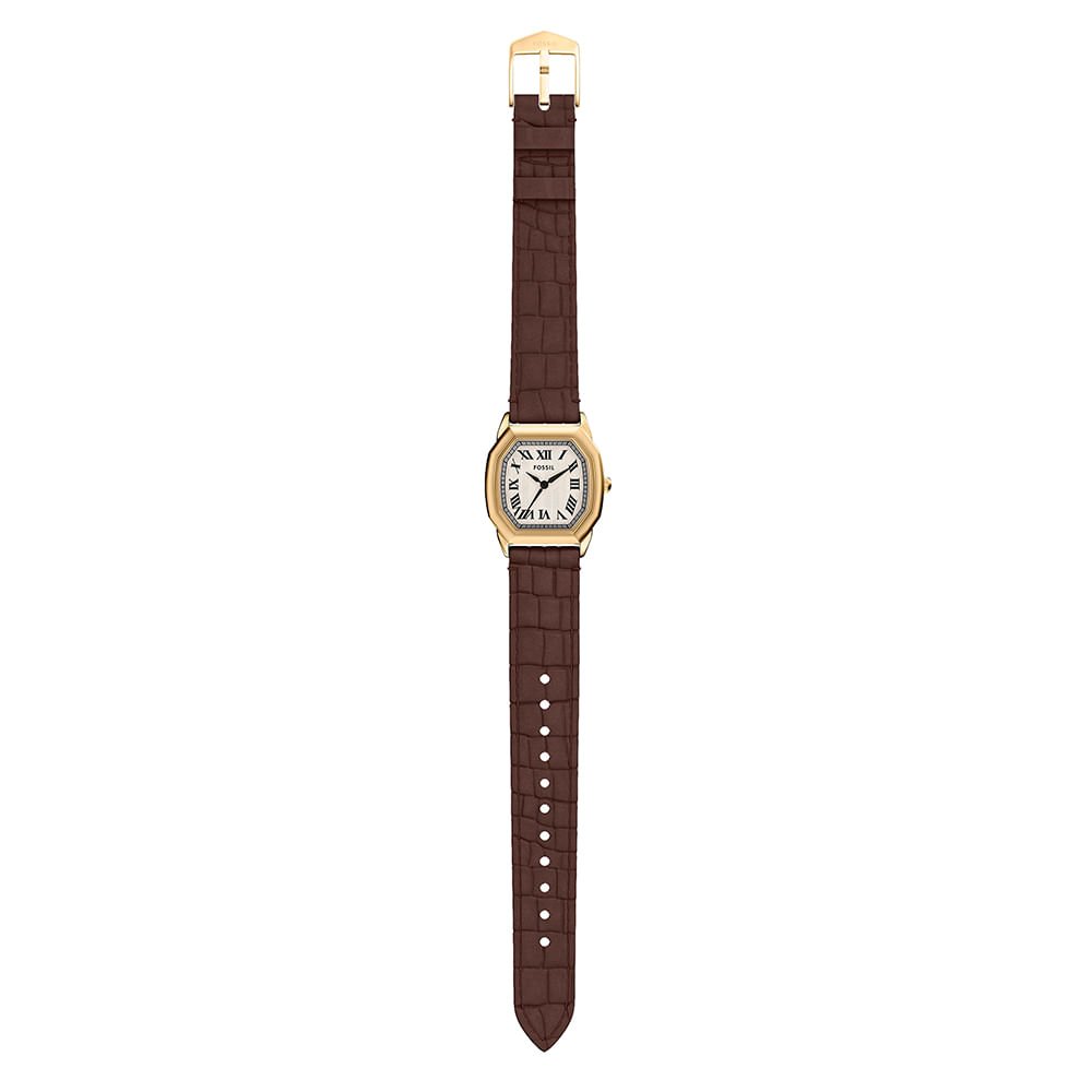 Relógio Fossil Feminino Harlow Dourado - ES5426/0BN Marrom/Dourado 7