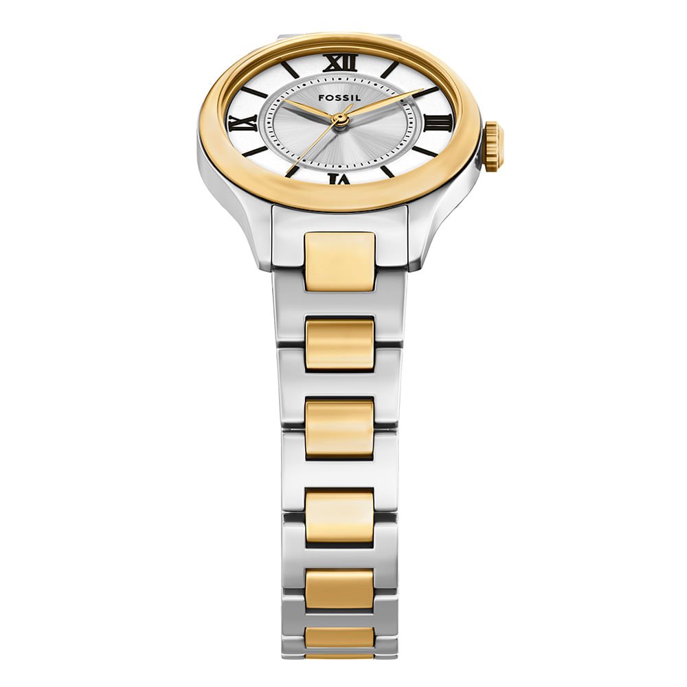 Relógio Fossil Feminino Gilmore Bicolor - ES5422/1BN Prata/Dourado 2