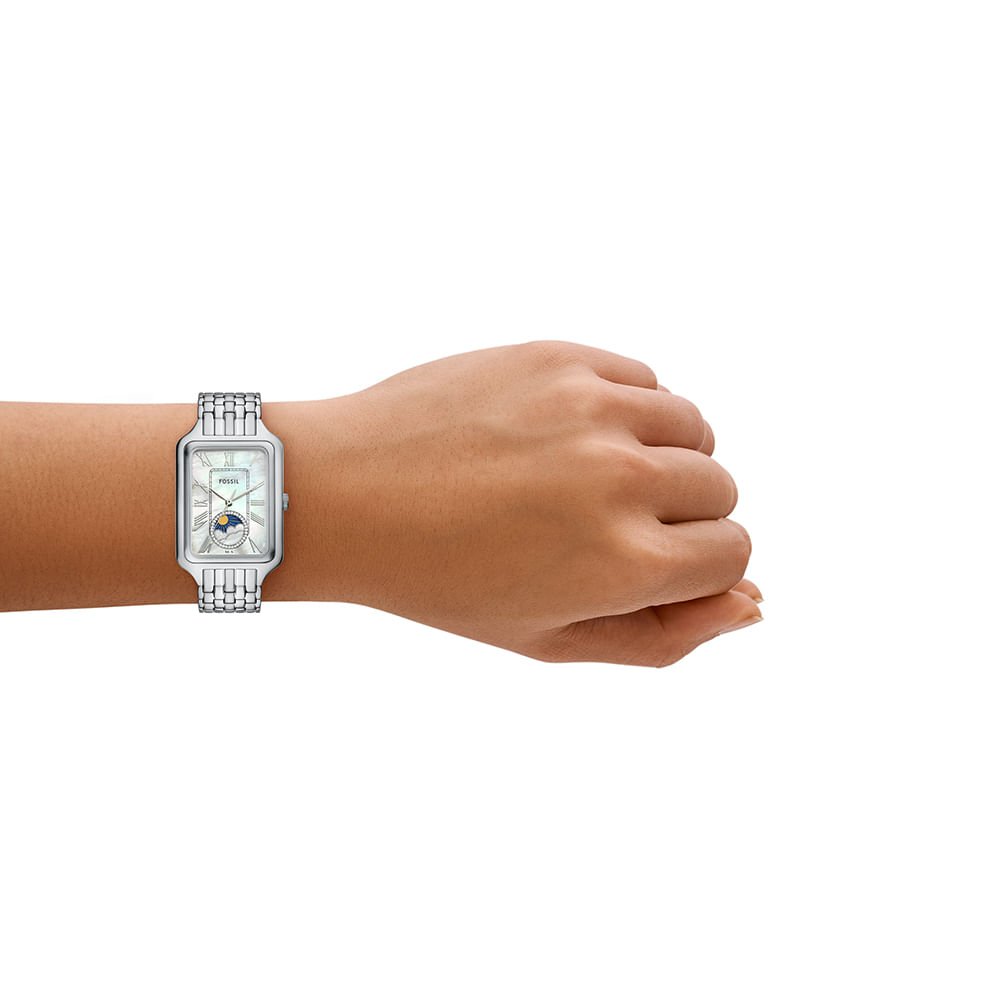Relógio Fossil Feminino Raquel Prata - ES5400/1KN Prata 4