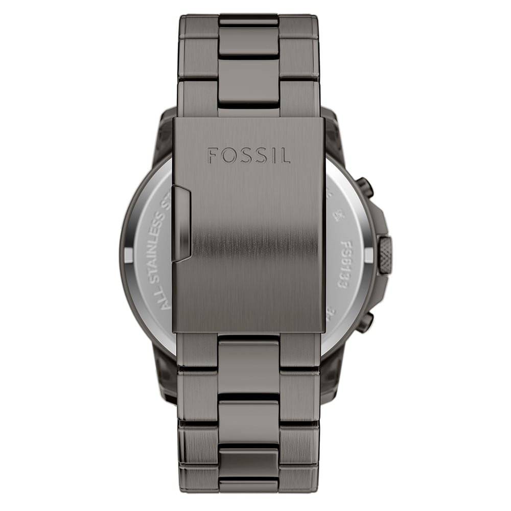Relógio Fossil Masculino Grant Grafite - FS6133/1AN Preto 6