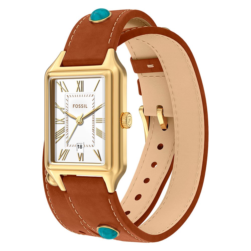Relógio Fossil Feminino Raquel Dourado - ES5418/0BN Dourado 3