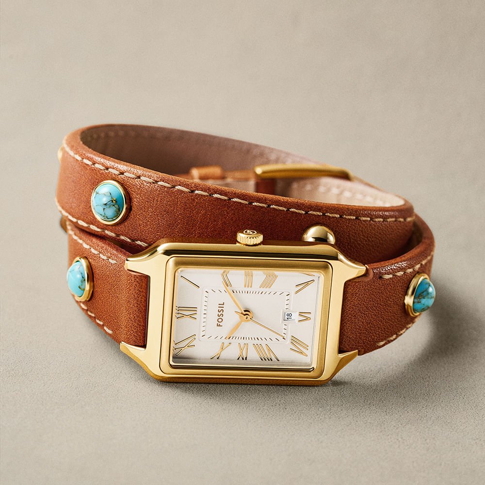 Relógio Fossil Feminino Raquel Dourado - ES5418/0BN Dourado 8