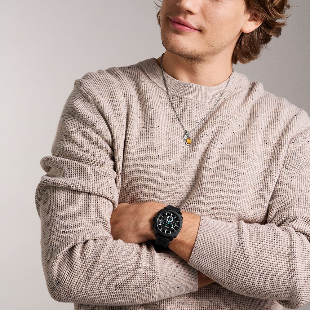 Relógio Fossil Masculino Machine Preto - FS6099/2PN Preto 5