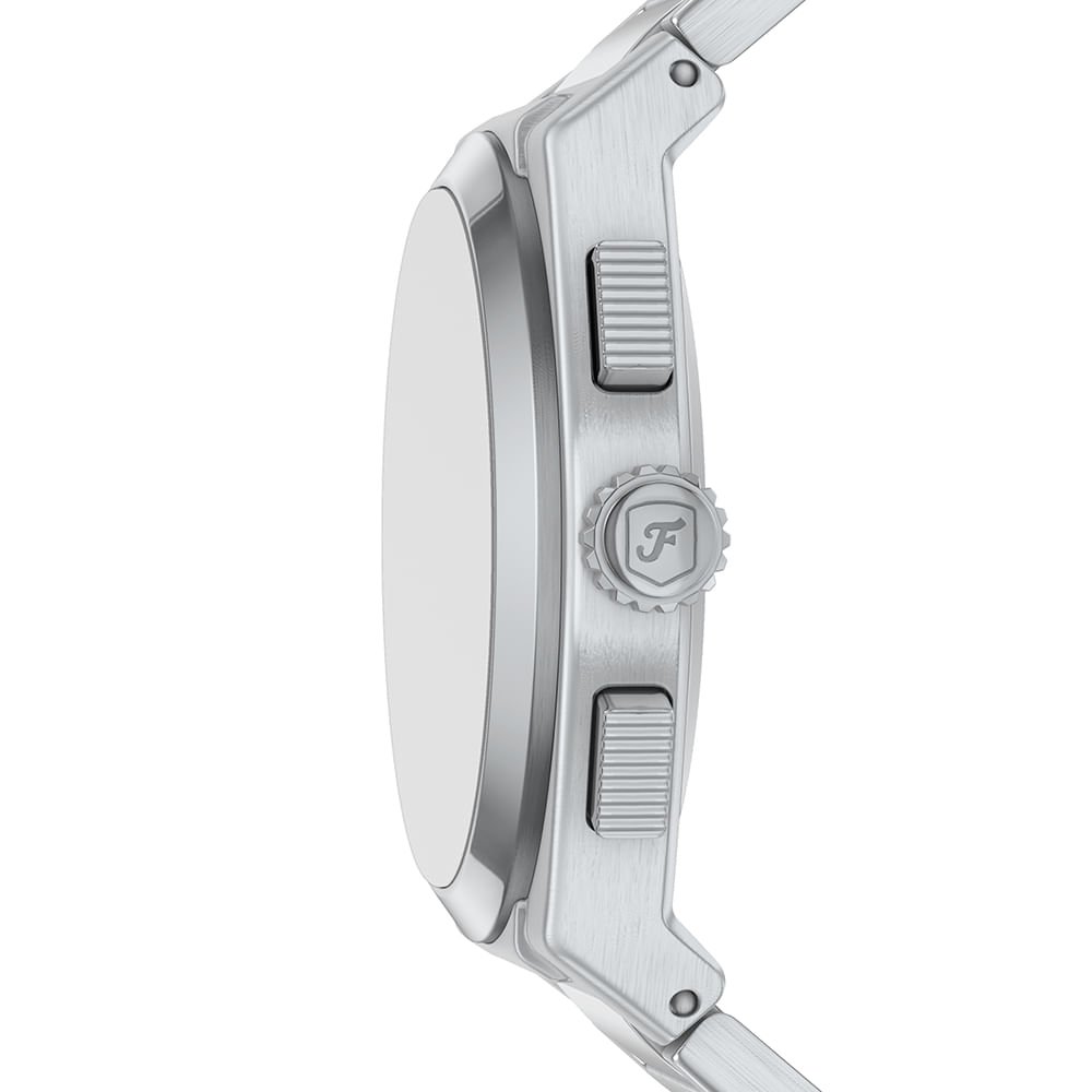 Relógio Fossil Masculino Everett Prata - FS6128/1CN Prata 2