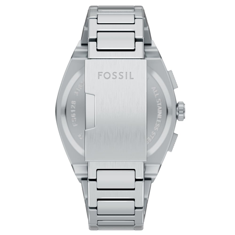 Relógio Fossil Masculino Everett Prata - FS6128/1CN Prata 3