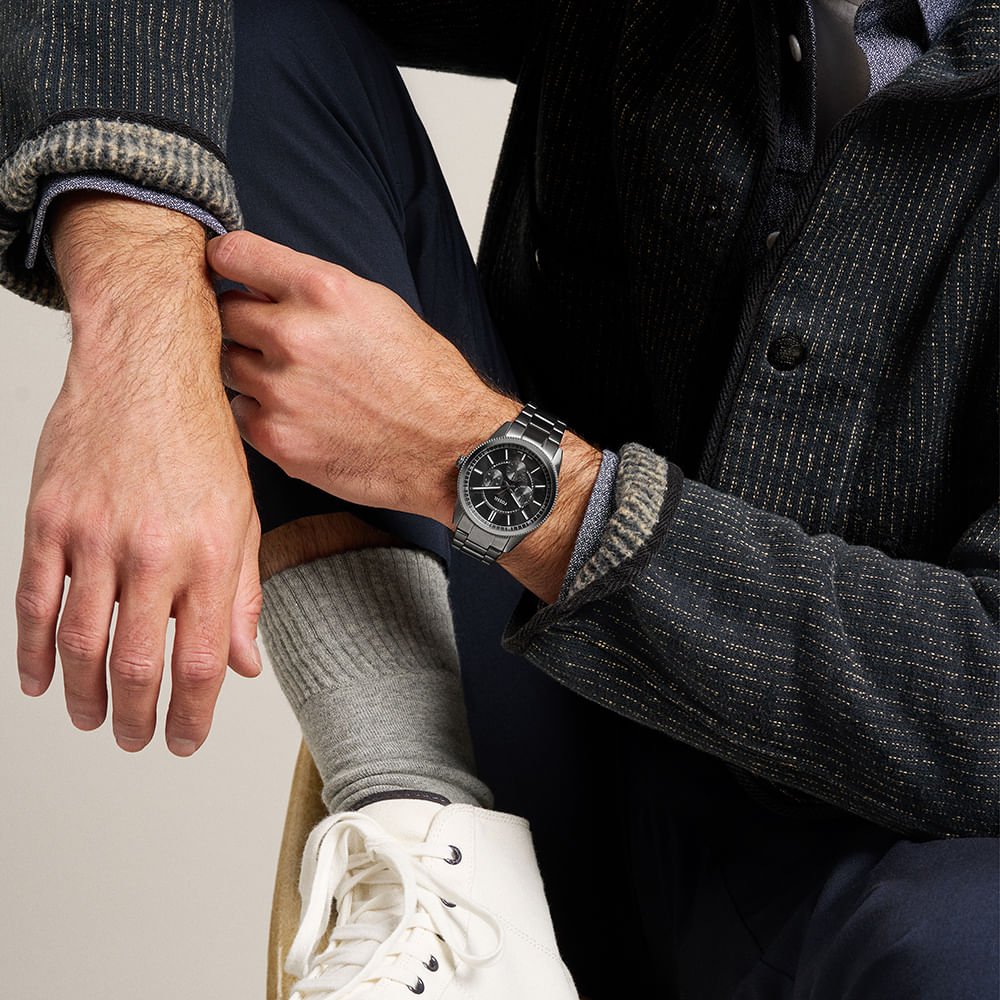 Relógio Fossil Masculino Pearson Grafite - FS6136/1PN Preto 9