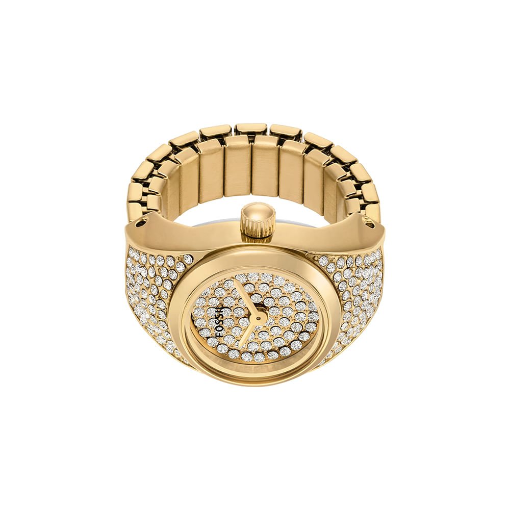 Relógio Anel Fossil Feminino Dourado - ES5392/1DN Dourado 7