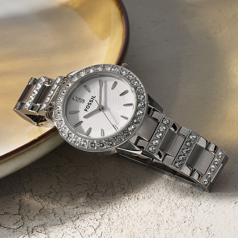 Relógio Fossil Feminino Jesse Prata - ES2362/1KN Prata 3