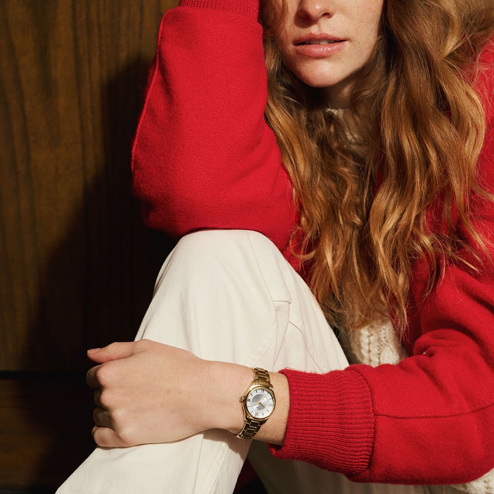 Relógio Fossil Feminino Gilmore Dourado - ES5421/1KN Dourado 9