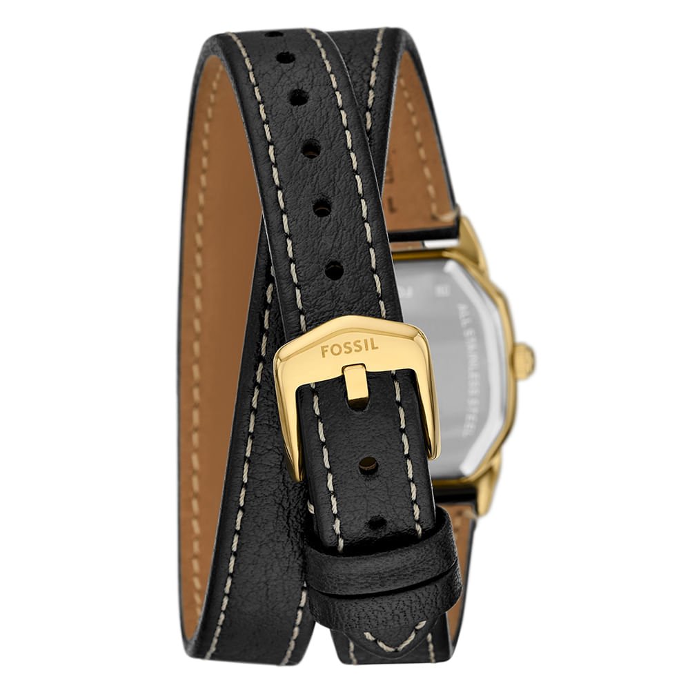 Relógio Fossil Feminino Harlow Dourado - ES5404/0DN Preto/Dourado 3