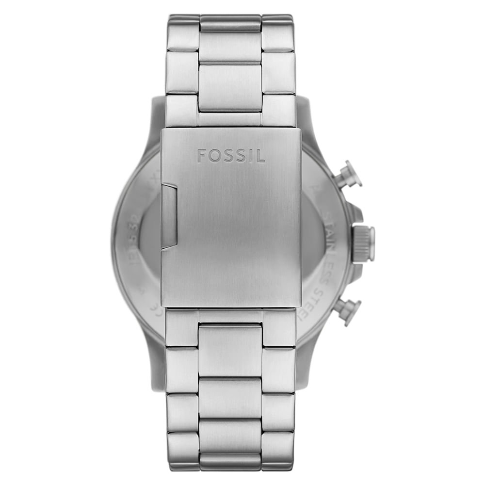 Relógio Fossil Masculino Nate Prata - JR1532/1PN Prata 3
