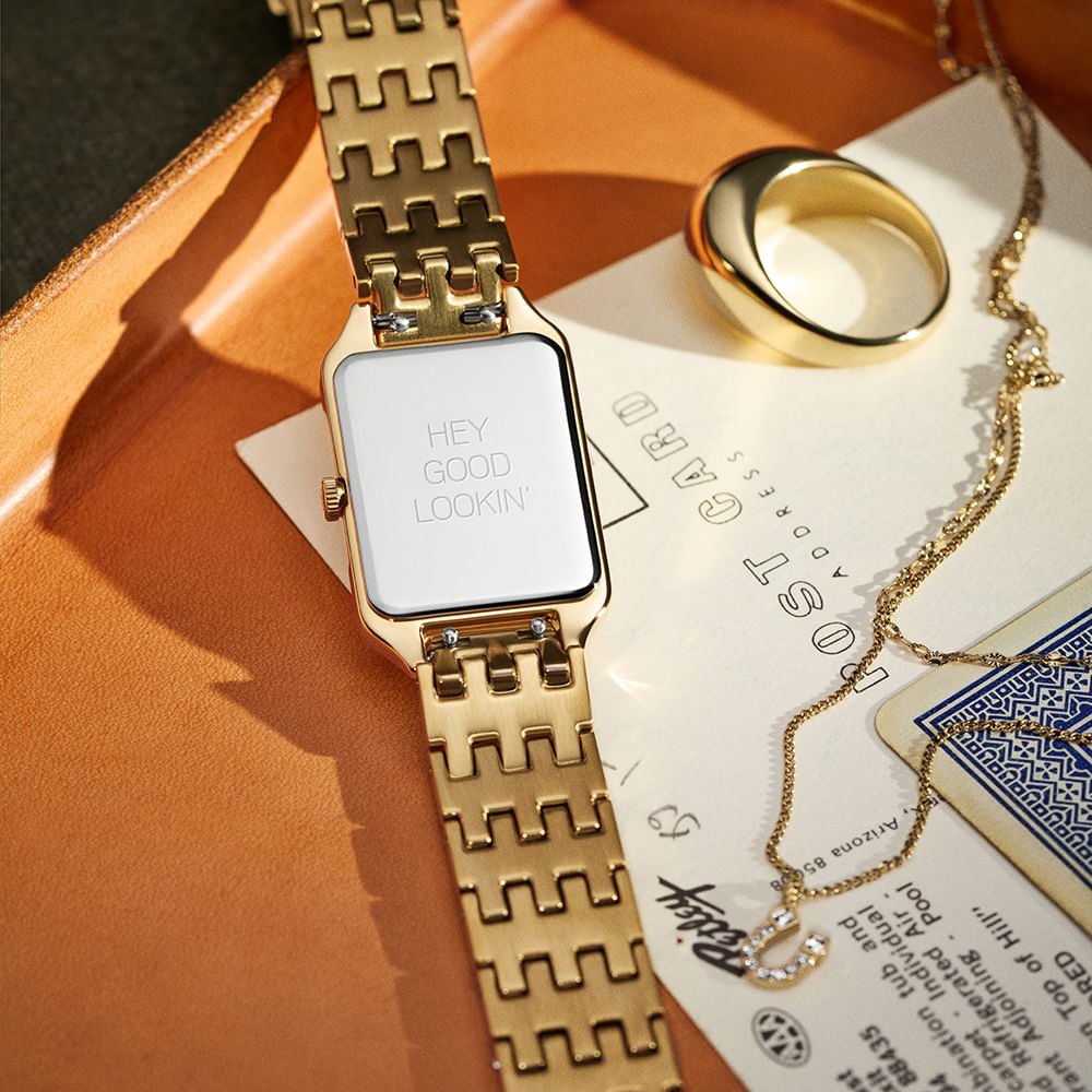 Relógio Fossil Feminino Raquel Dourado - ES5434/1PN Dourado 9