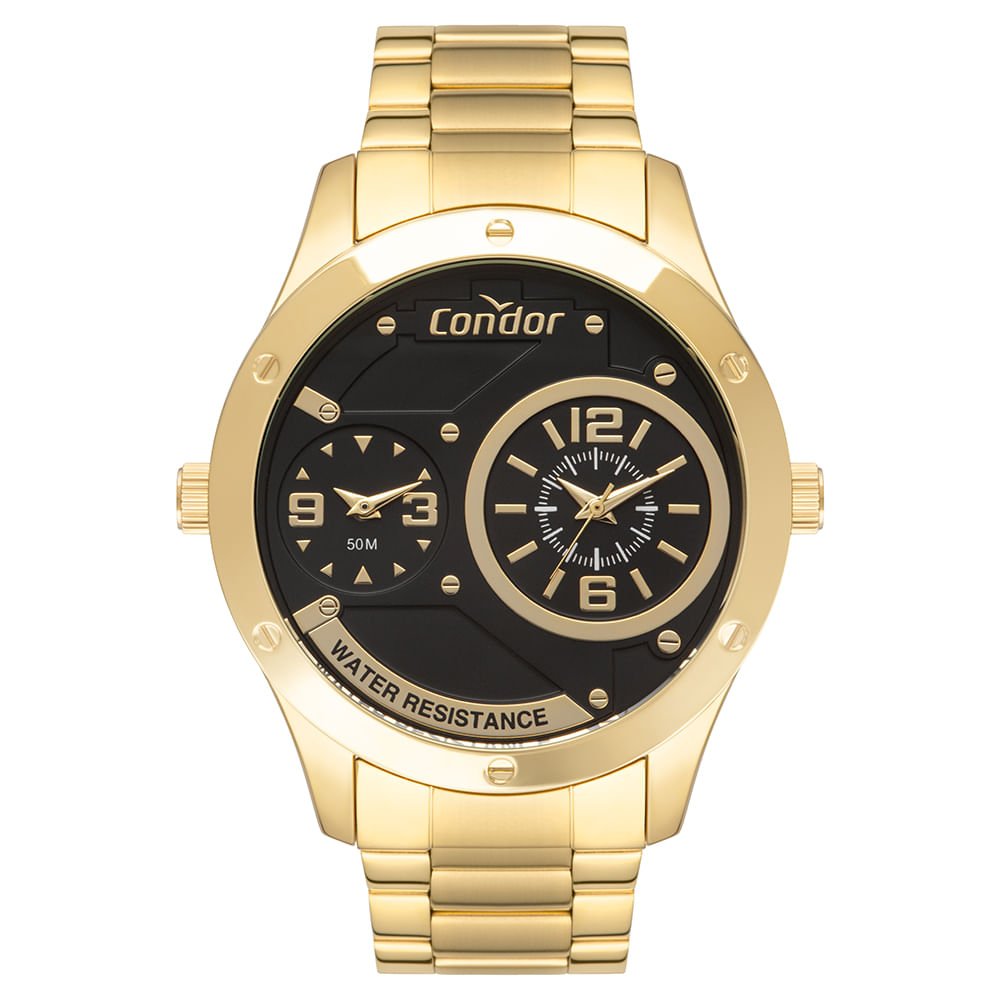 Relógio Condor Masculino Civic Dourado - CO2036MYZ/4P