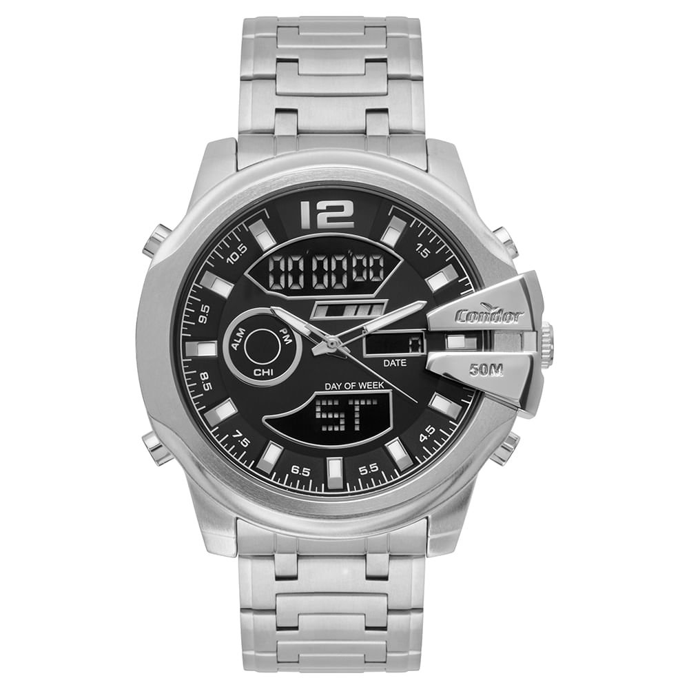 Relógio Condor Masculino Digital Prata - COFS0609AC/4P