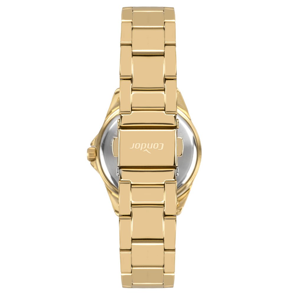 Kit Relógio Condor Feminino Mimos E Sutilezas Dourado - CO2036MZE/K4X Dourado 3