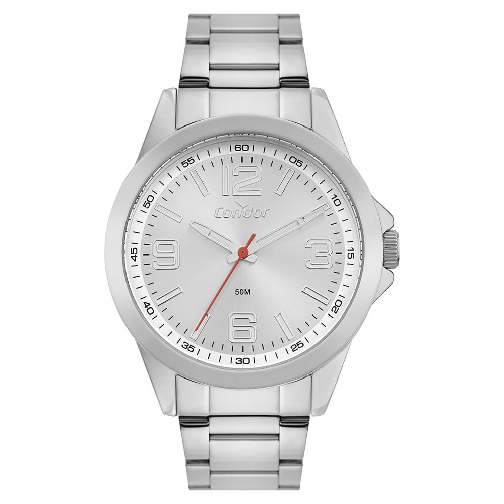 Relógio Condor Masculino Drive Prata - CO2035NUA/4K