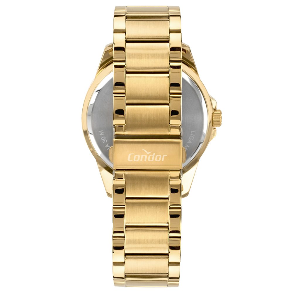 Kit Relógio Condor Masculino Speed Dourado - CO2117BR/K4 Dourado 3