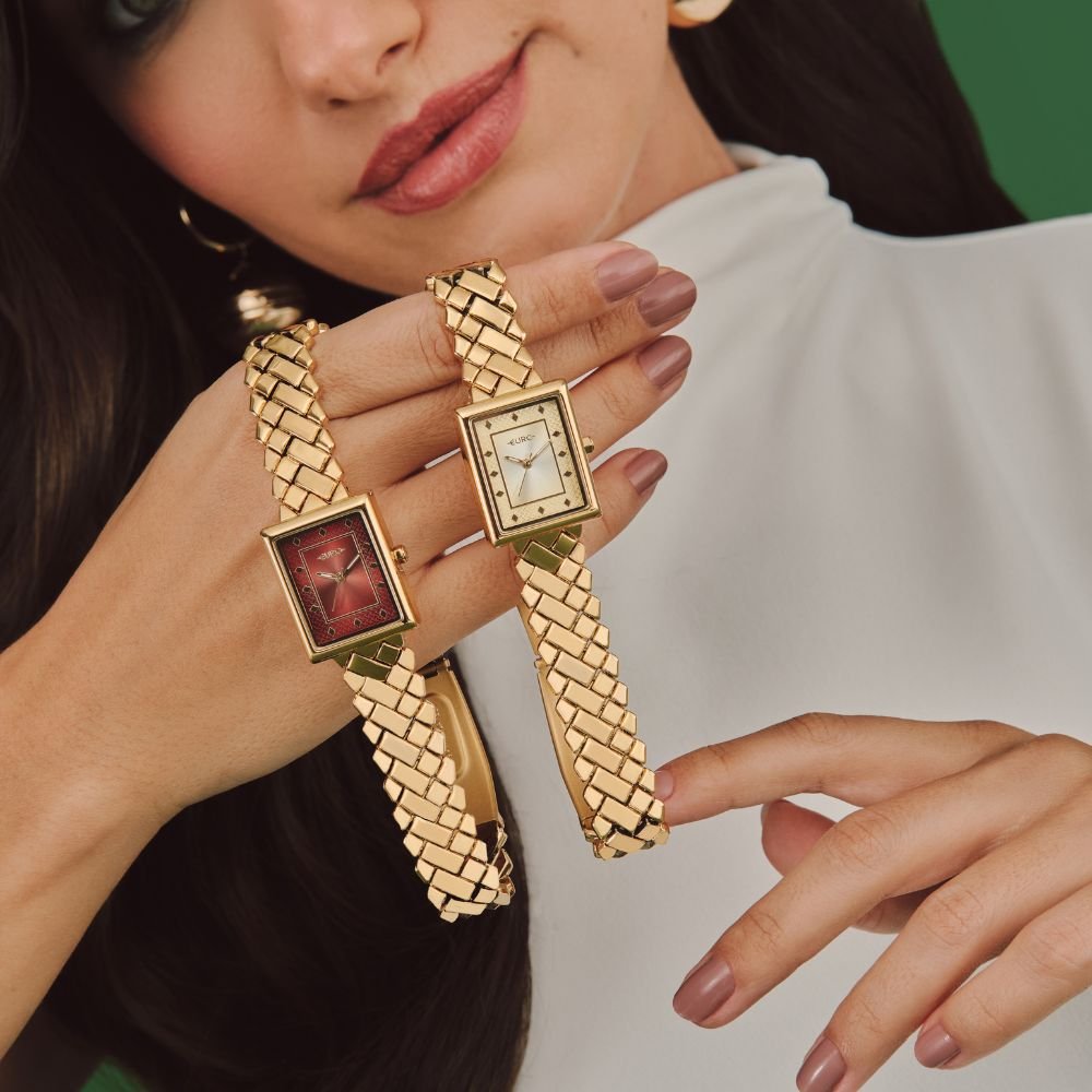 Relógio Euro Feminino Mini Lux Dourado - EU2035YXU/4R Dourado 5