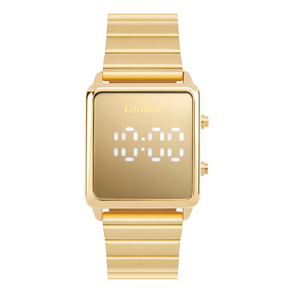 Relógio Condor Feminino Digital Dourado - COMD1202AJY/4D