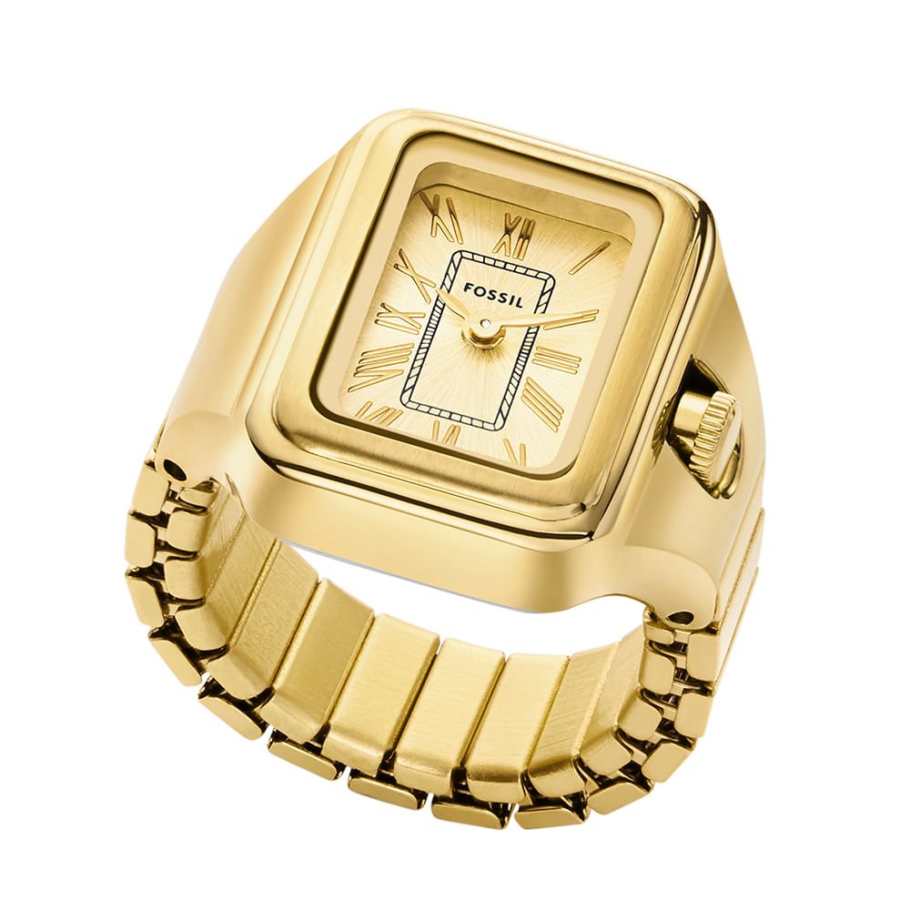 Relógio Fossil Feminino Watch Ring Dourado - ES5343/1DN