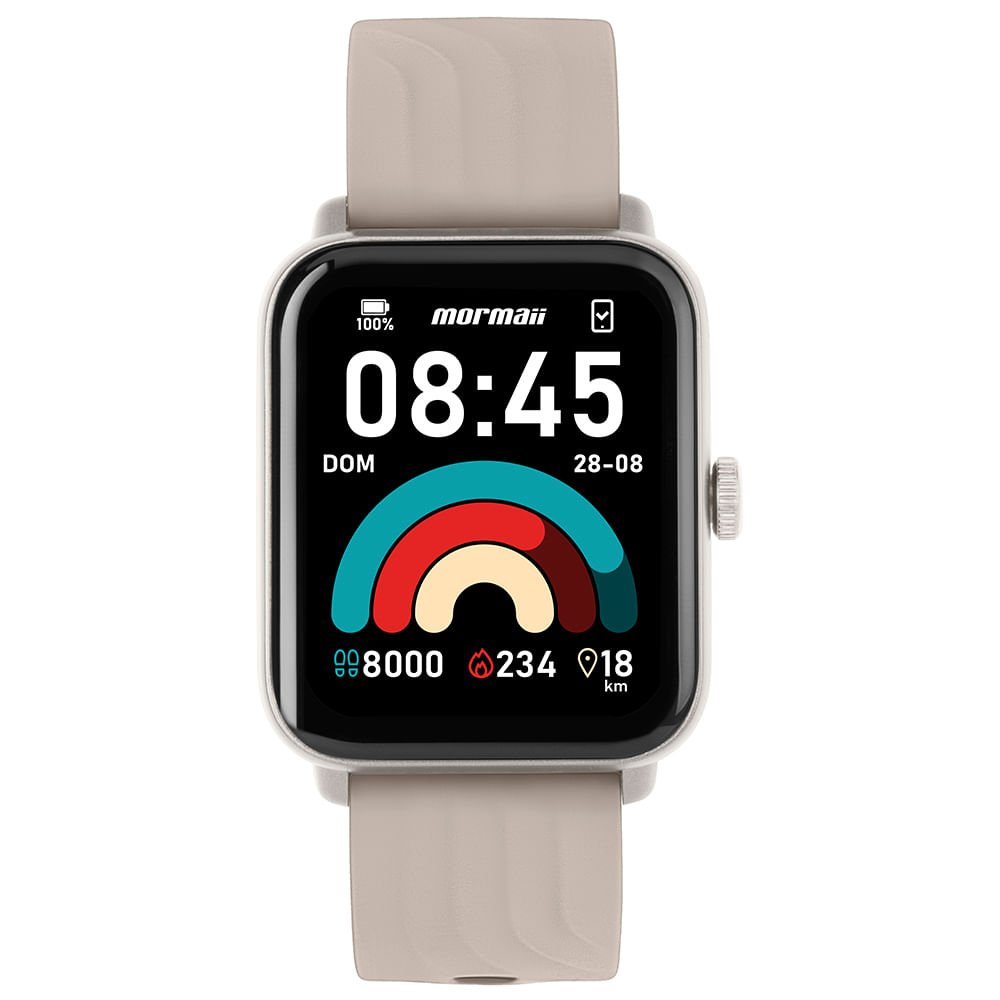 Relógio Smarts Feminino Life Champanhe - MOLIFEUGAD/8X Prata 2