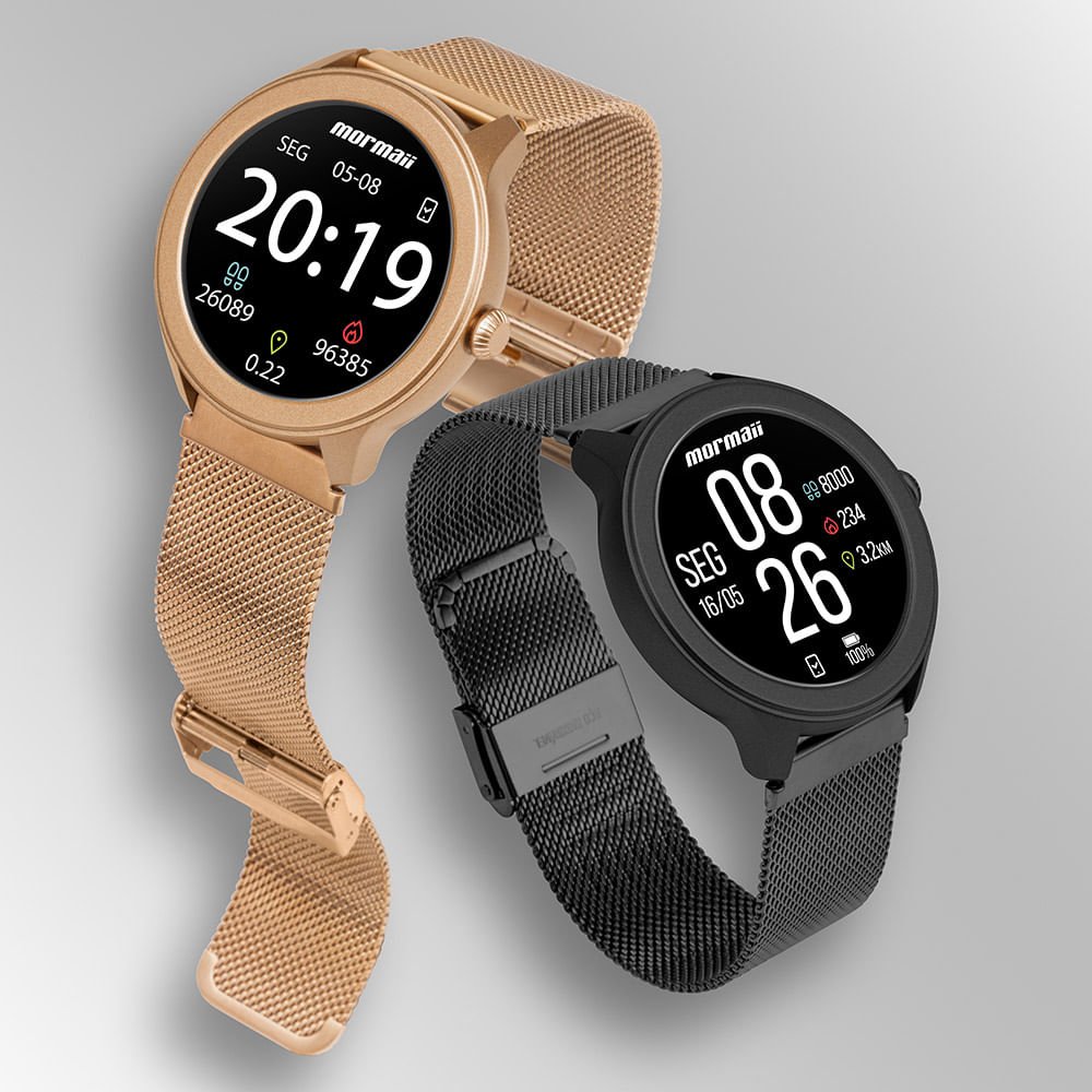 Relogio Smarts Mormaii Unissex Life Rose - MOLIFEURAF/7J Dourado 7