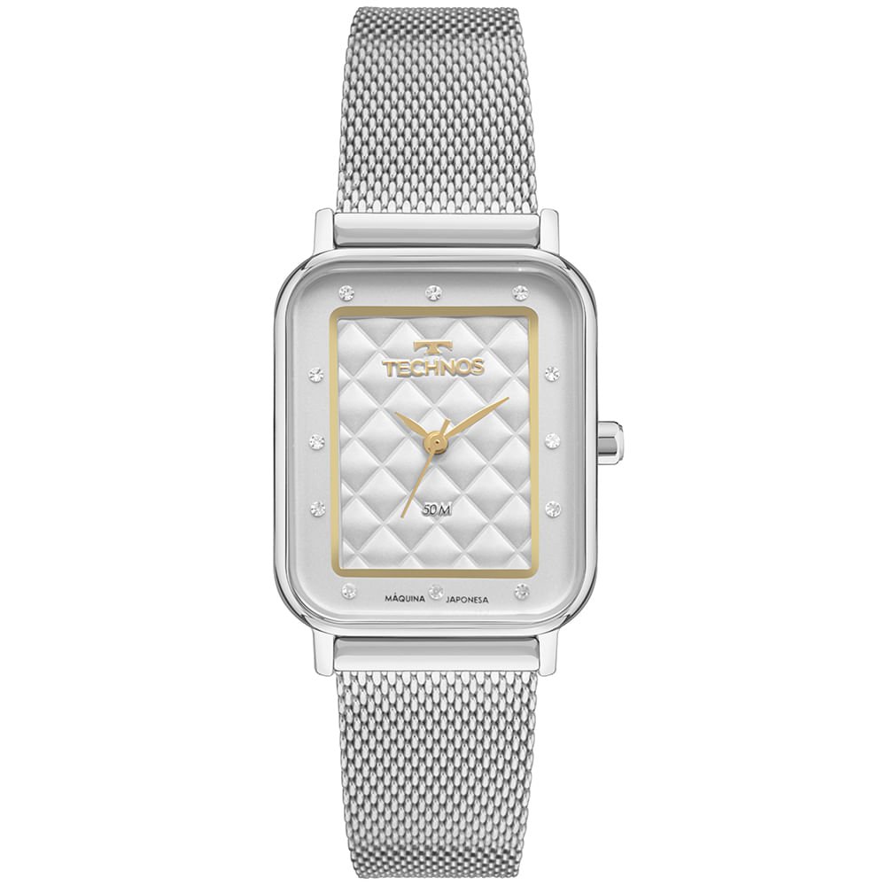 Relógio Technos Feminino Brilho Prata - 2035NEN/1K