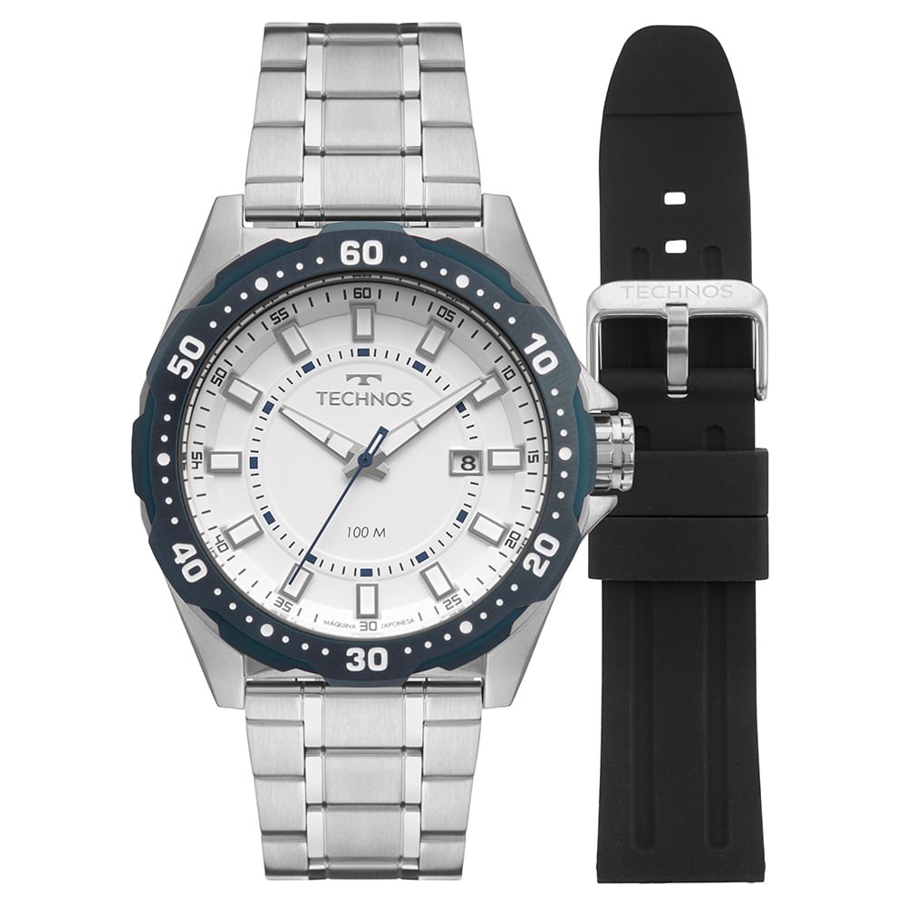 Relógio Technos Masculino Racer Premium Bicolor - 2315LBD/T1B