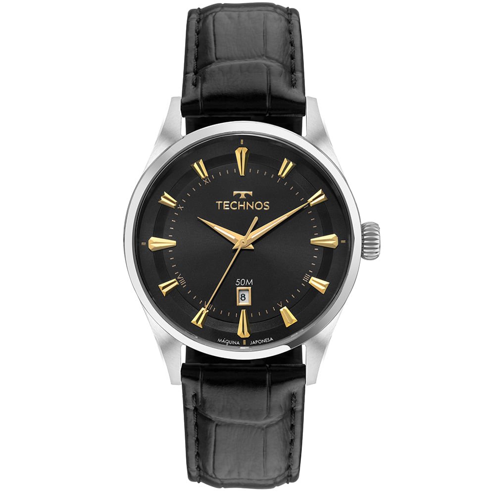 Relógio Technos Masculino Executive Prata - 2115UAO/0P