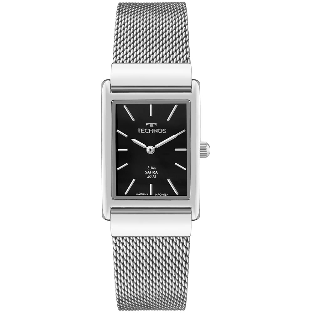 Relógio Technos Masculino Slim Prata - GL22AO/1P