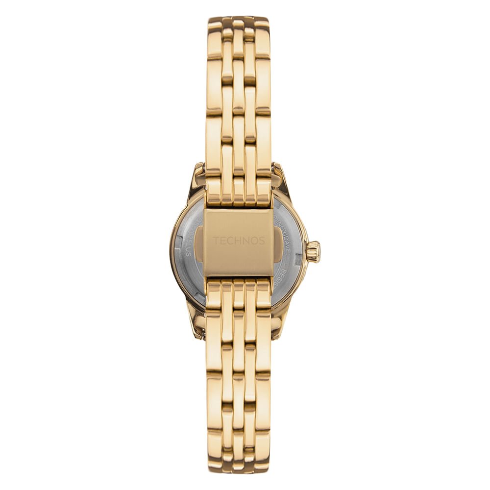Relógio Technos Feminino Mini Dourado - 2025LUS/1K Dourado 3