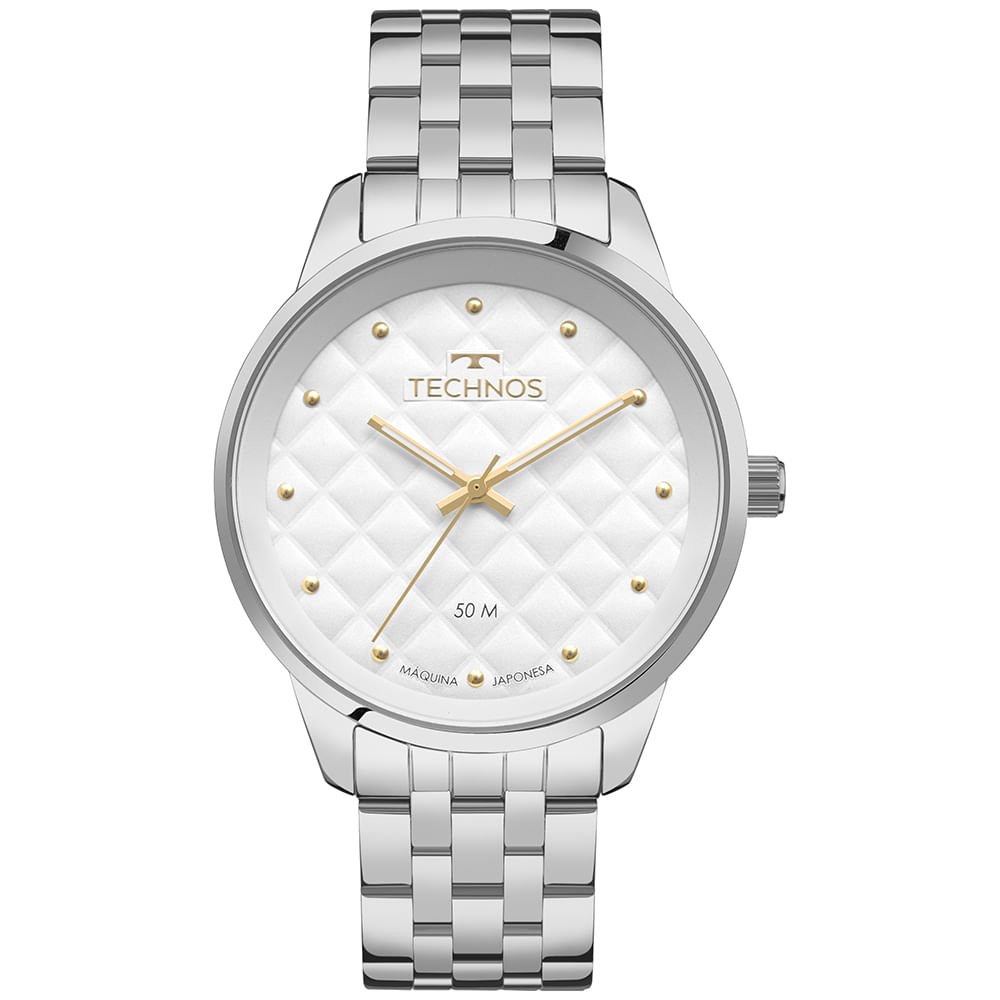 Relógio Technos Feminino Brilho Prata - 2035NEP/1K