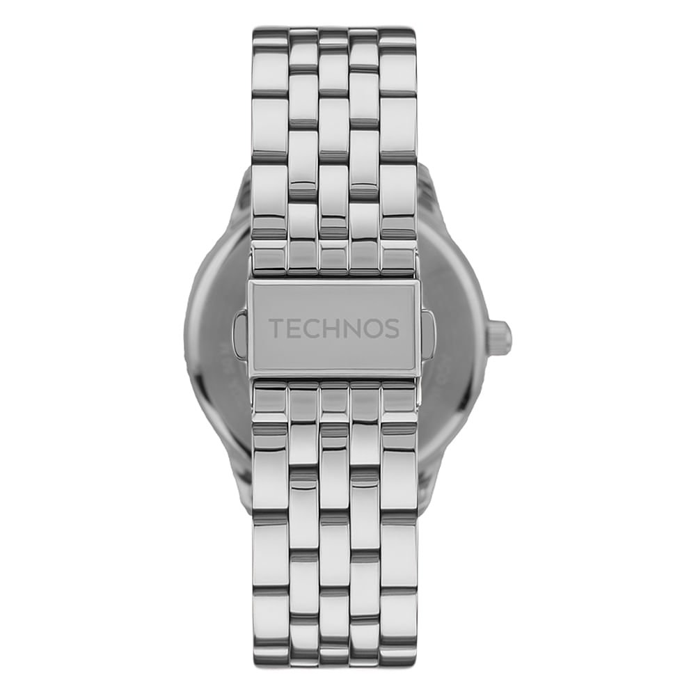 Relógio Technos Feminino Brilho Prata - 2035NEP/1K Prata 3