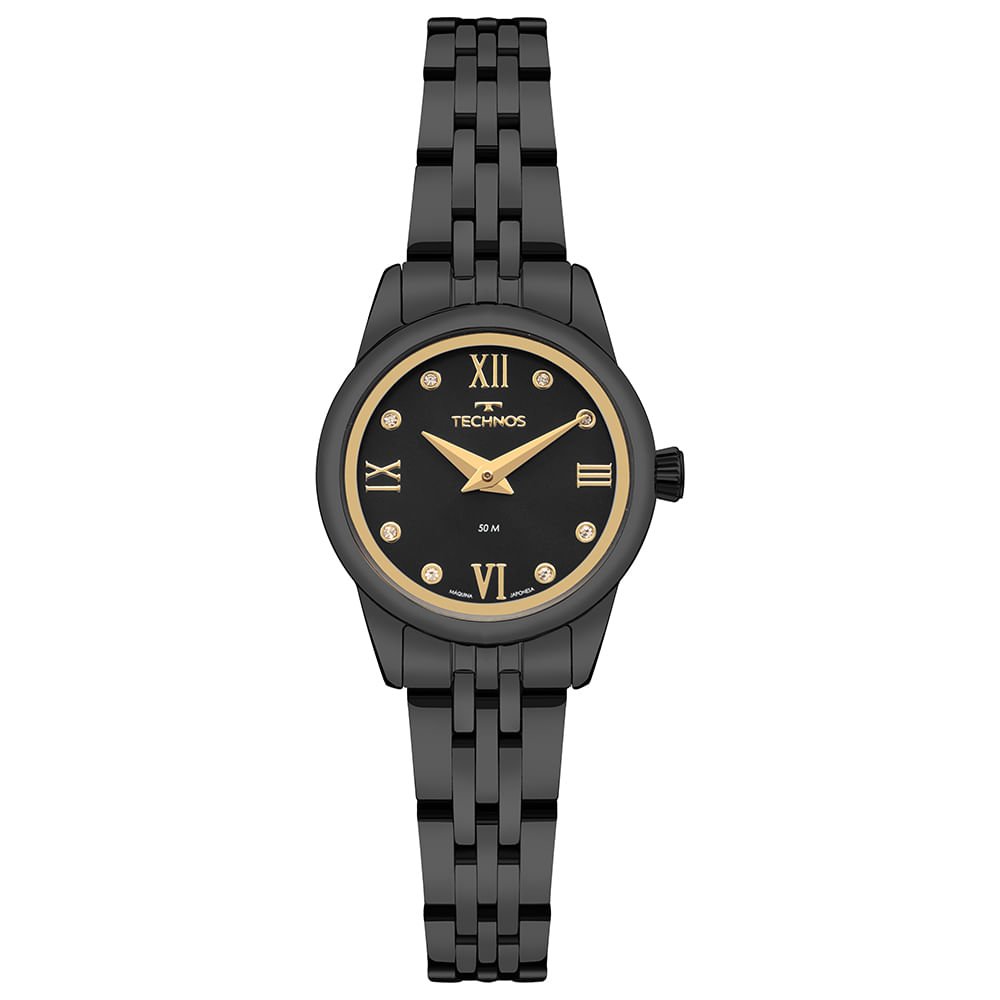 Relógio Technos Feminino Mini Preto - 2025LUT/1P