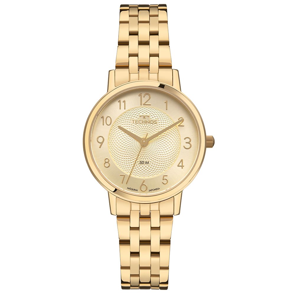 Relógio Technos Feminino Boutique Dourado - 2035NEV/1D