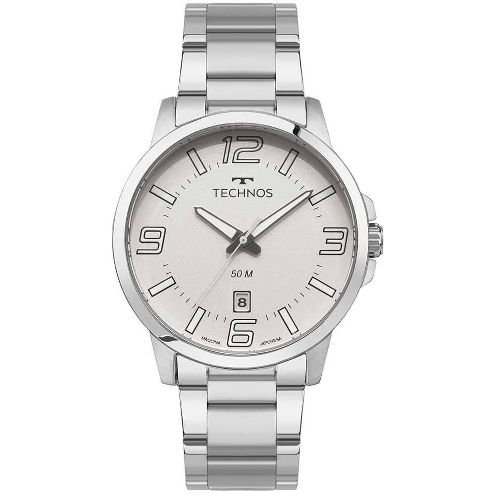 Relógio Technos Masculino Racer Prata - 2315LBA/1B