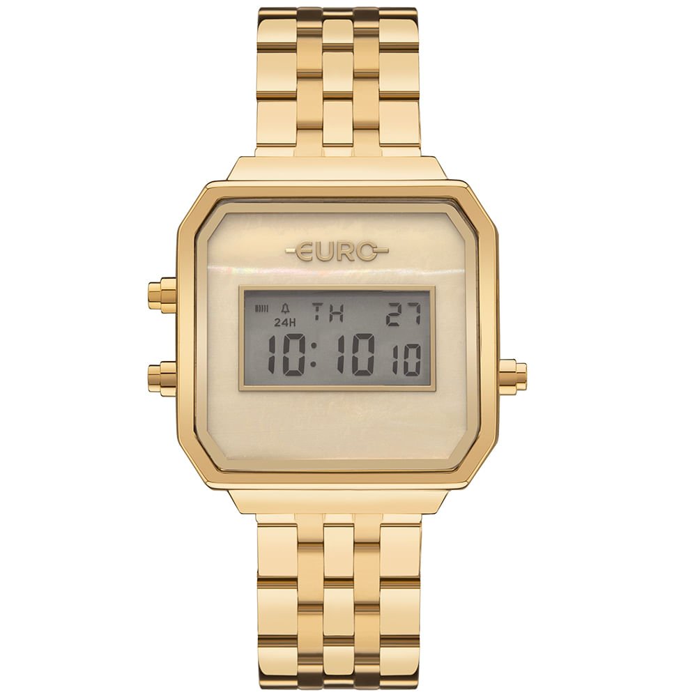 Relógio Euro Feminino Fashion Fit Glam Dourado - EUJHS06BAB/4D