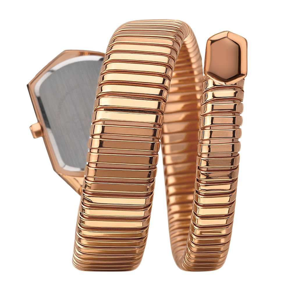 Relógio Euro Feminino Serpentes Rosé - EU2035ZAO/5M Bronze 3