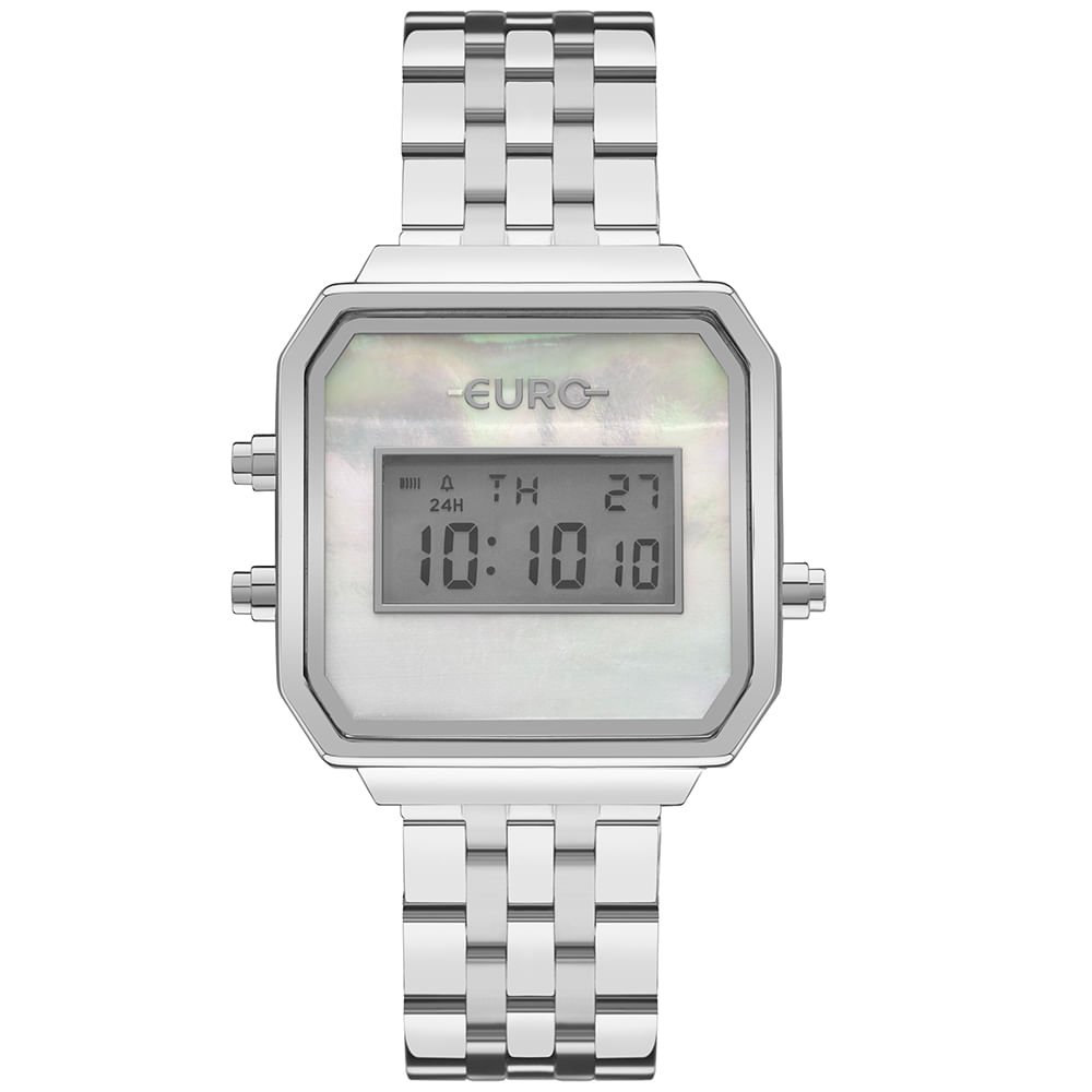 Relógio Euro Feminino Fashion Fit Glam Prata - EUJHS06BAA/4K
