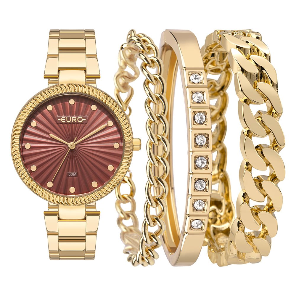 Relógio Euro Feminino Mix Dourado - EU2036YVC/K4V