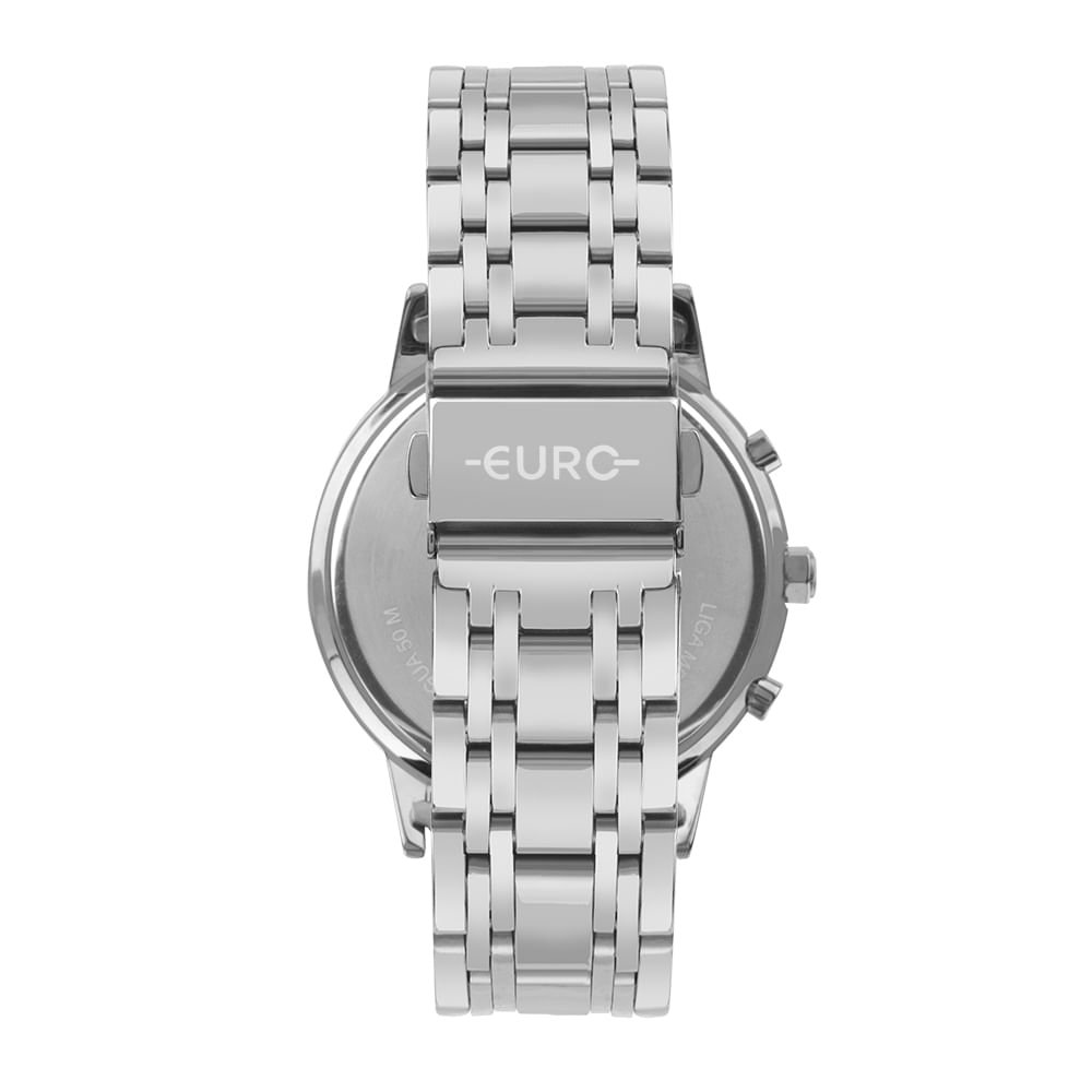Relógio Euro Feminino Big Case Prata - EUJS26AC/4A Prata 3