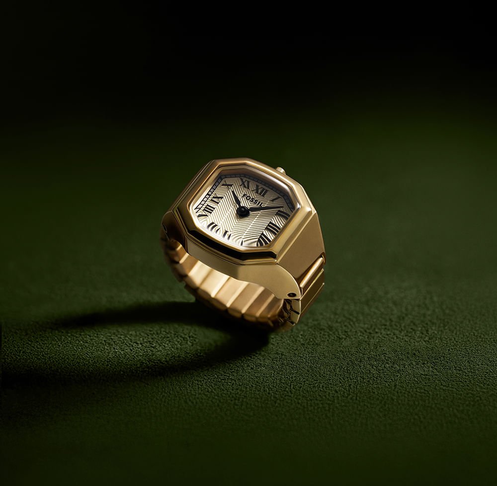 Relógio Fossil Feminino Harlow Dourado - ES5446/1BN Dourado 8