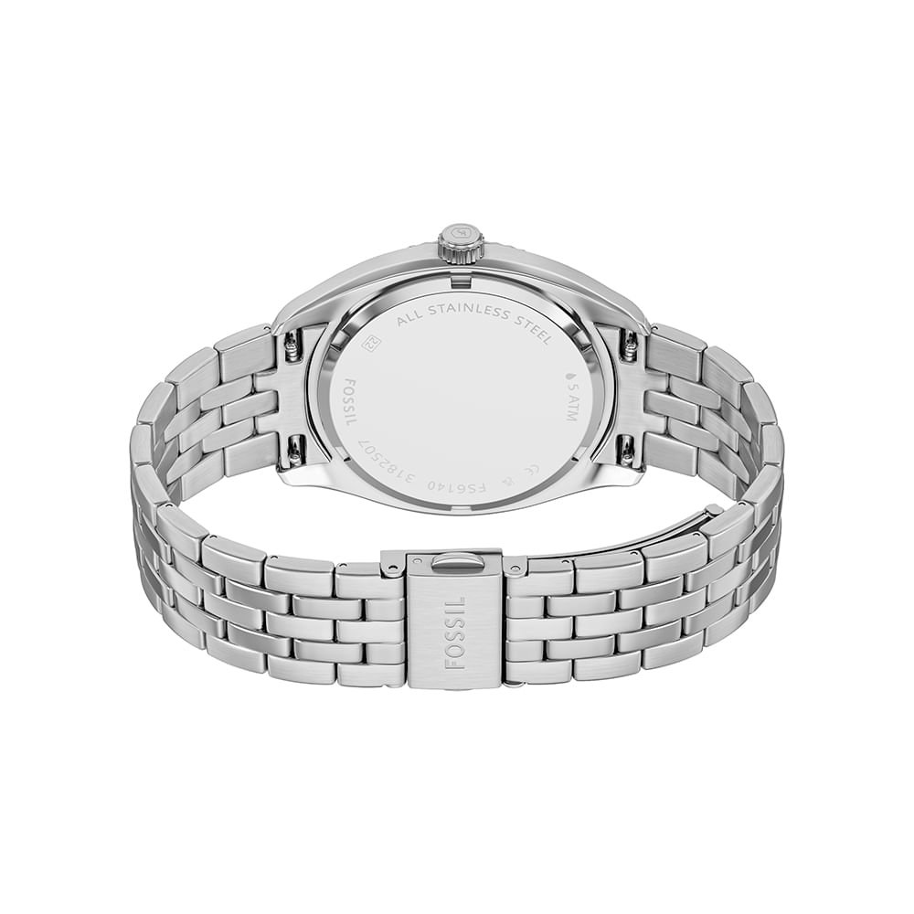 Relógio Fossil Masculino Campbell Prata - FS6140/1AN Prata 6