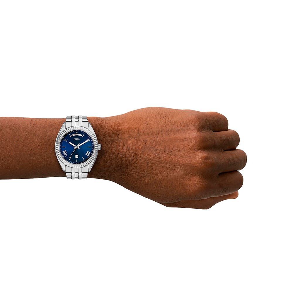Relógio Fossil Masculino Campbell Prata - FS6140/1AN Prata 8