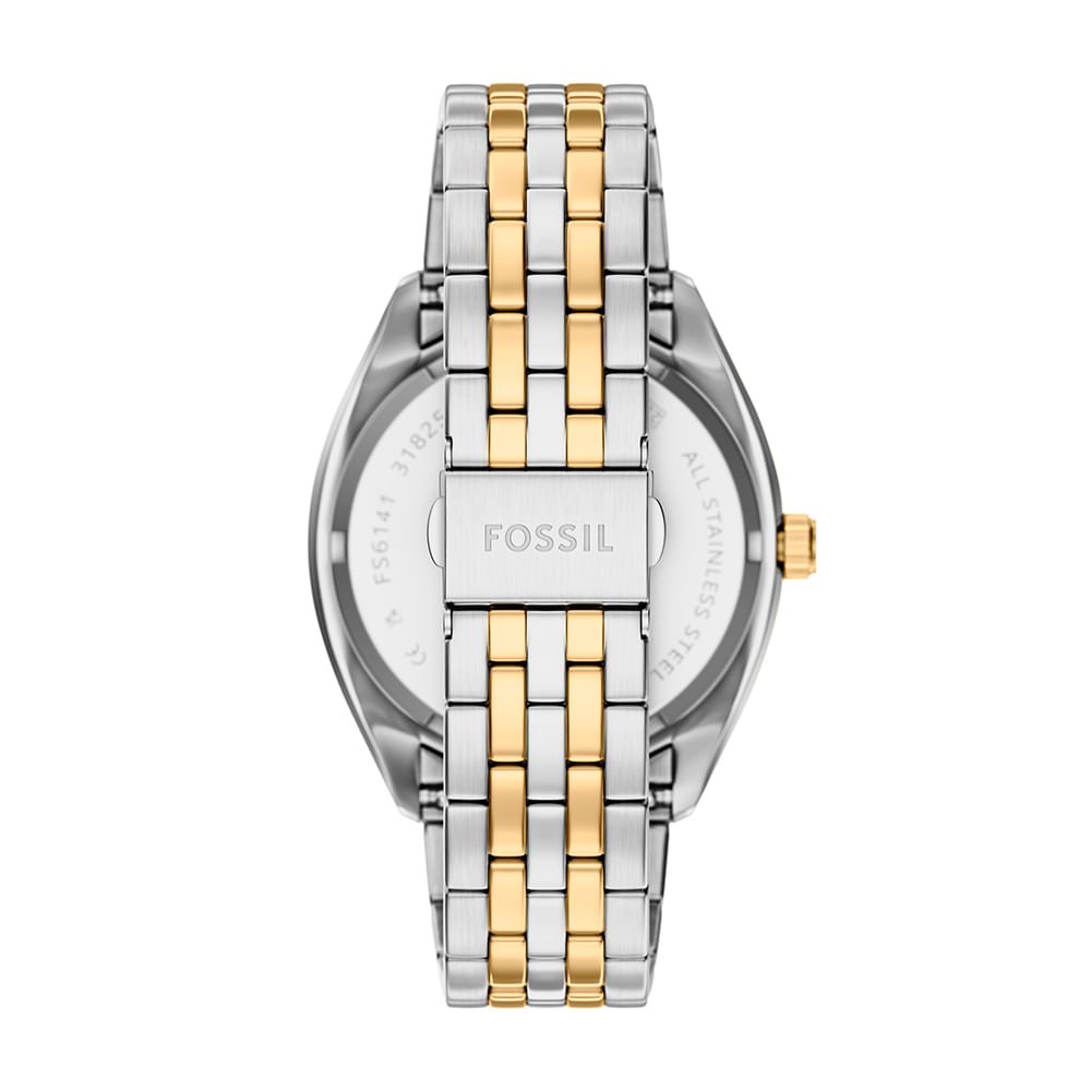 Relógio Fossil Masculino Campbell Bicolor - FS6141/1AN Dourado/Prata 3