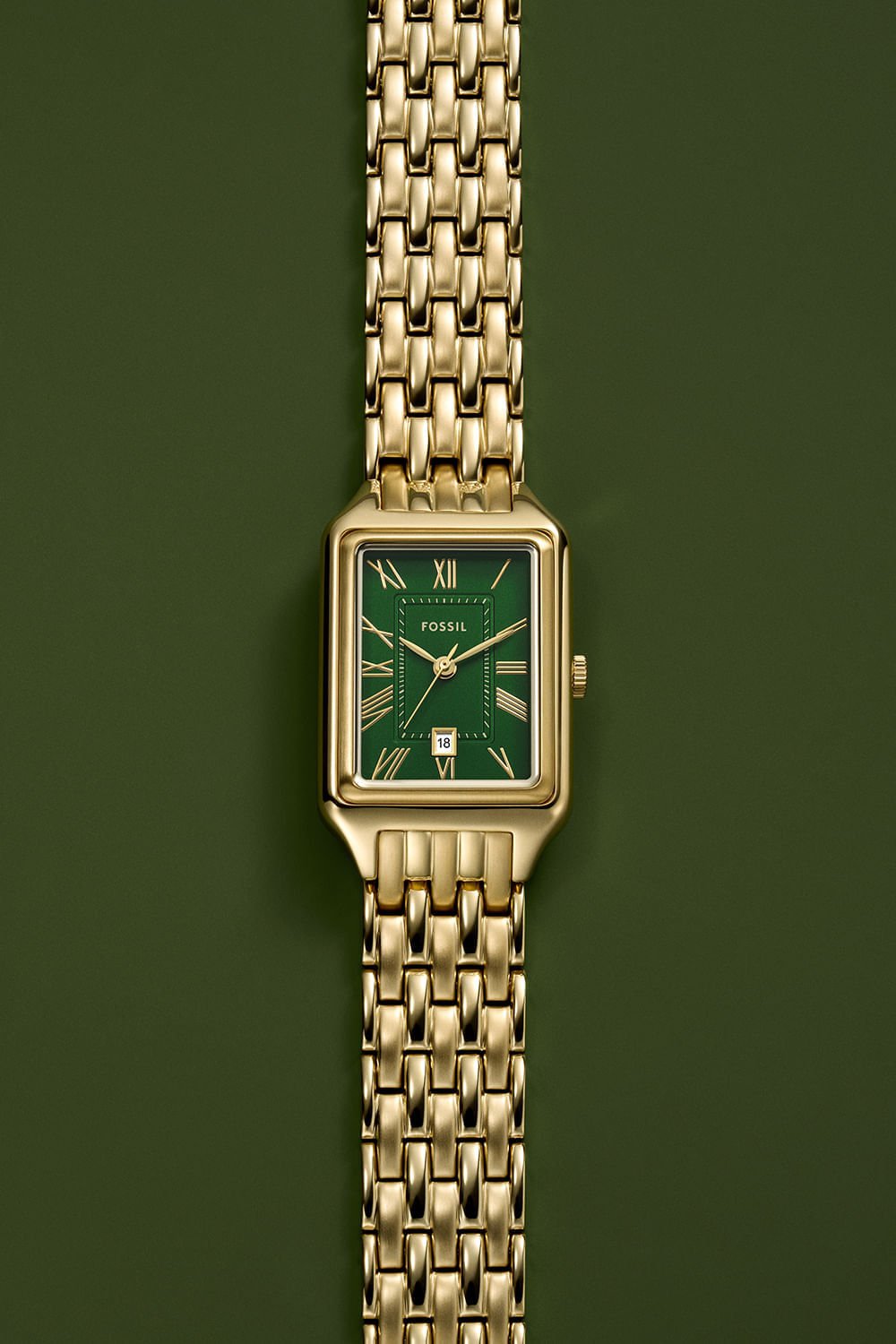 Relógio Fossil Feminino Raquel Dourado - ES5452/1VN Dourado 9