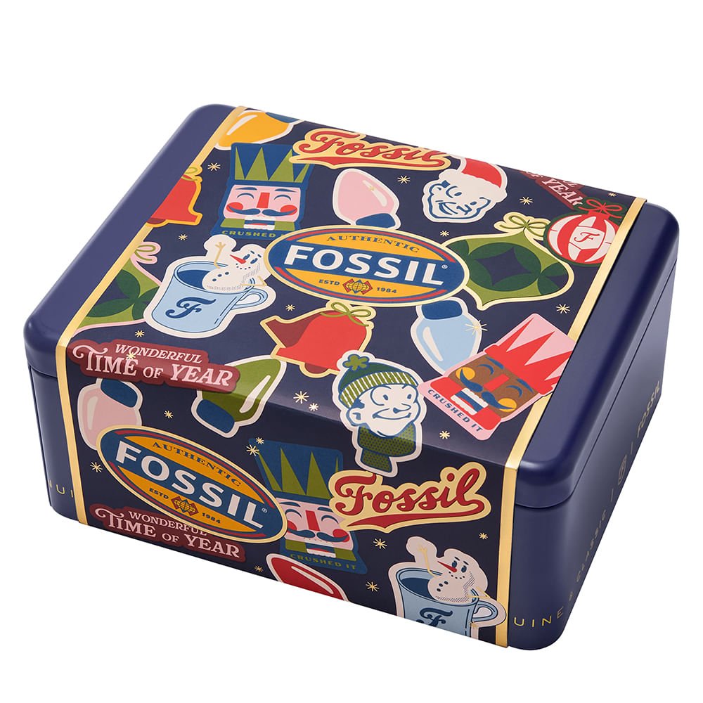 Kit Fossil Masculino Machine Prata - FS6145SET/2PN Prata 10